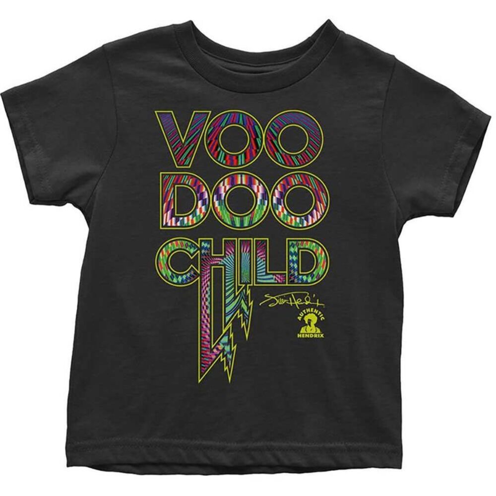 Jimi Hendrix Childrens/Kids Voodoo Child Cotton T-Shirt / Black